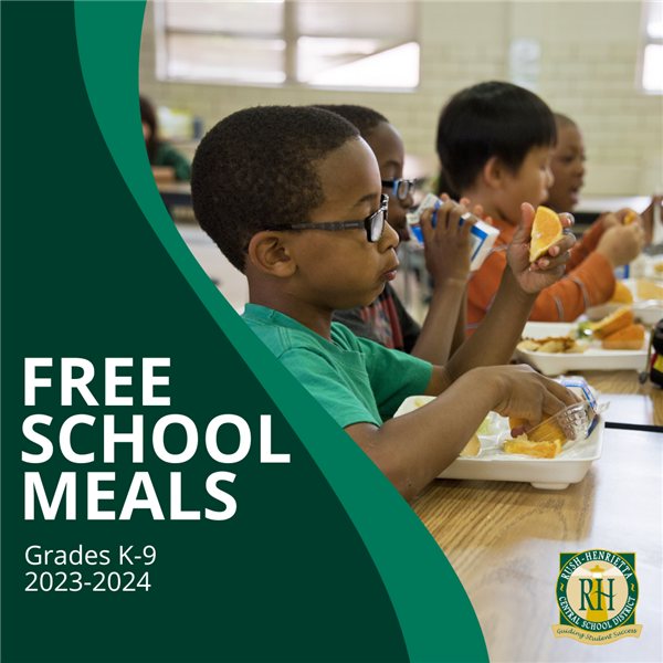  Free School Meals for Grades K-9